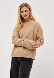 Desires Gea O-neck Pullover Pullover 0178M Winter Twig Sand Melange