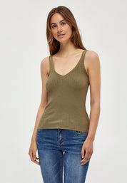 Desires DSGeisha Rib Top Top 3975 Mermaid Green