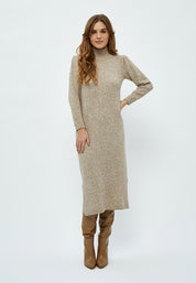 Peppercorn Helene Puffsleeve Dress Dress 0273M Warm Sand Melange