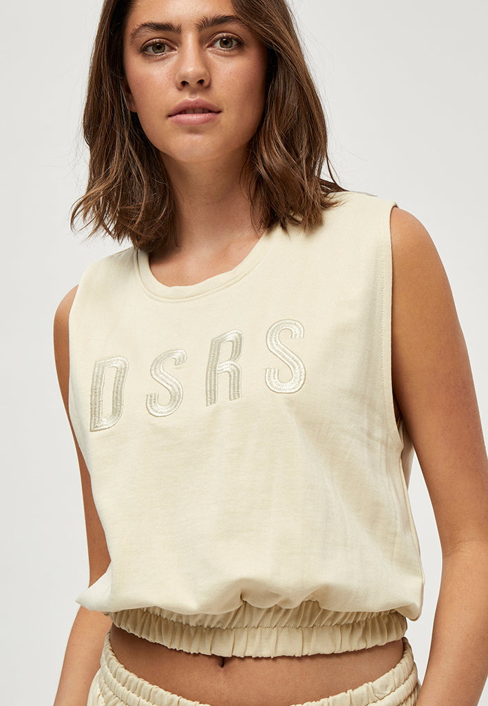 Desires Jade GOTS Sweat Tank Top T-Shirt 9014 OYSTER GRAY