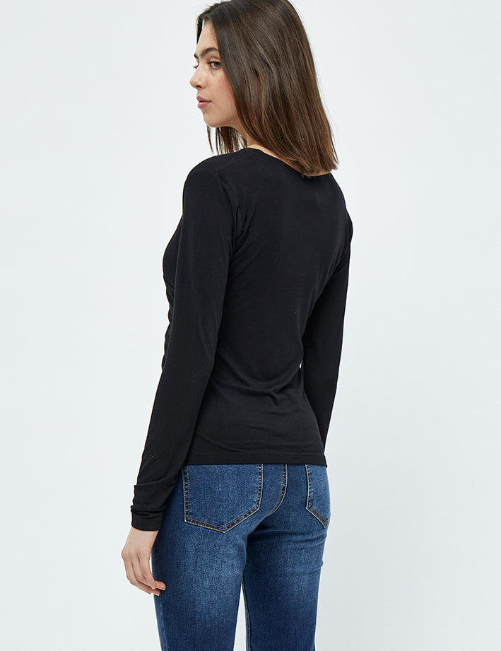 Desires Jamaica Wrap Blouse Blouse 9000 Black