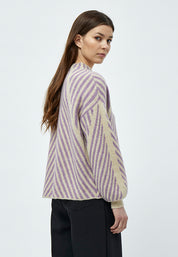 Peppercorn Jayda Highneck Pullover Pullover 0273M Warm Sand Melange