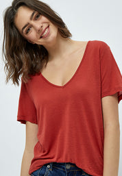 Desires Jilly T-Shirt T-Shirt 8876 Burnt Red