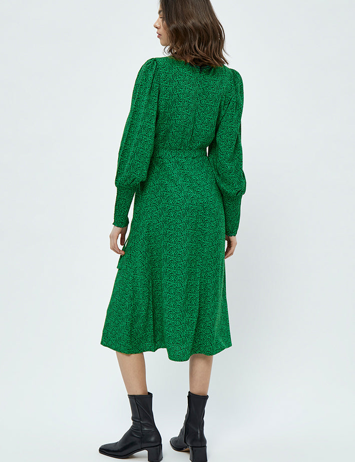 Peppercorn Julianna Dress Dress 473P Apple Green Print