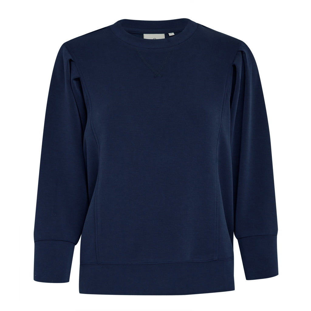 Peppercorn Laila 3/4 Sleeve Sweat Sweatshirt 2318 MIDNIGHT NAVY