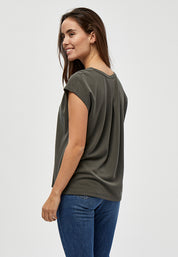 Peppercorn PCLana V T-Shirt T-Shirt 3655 Beluga Green