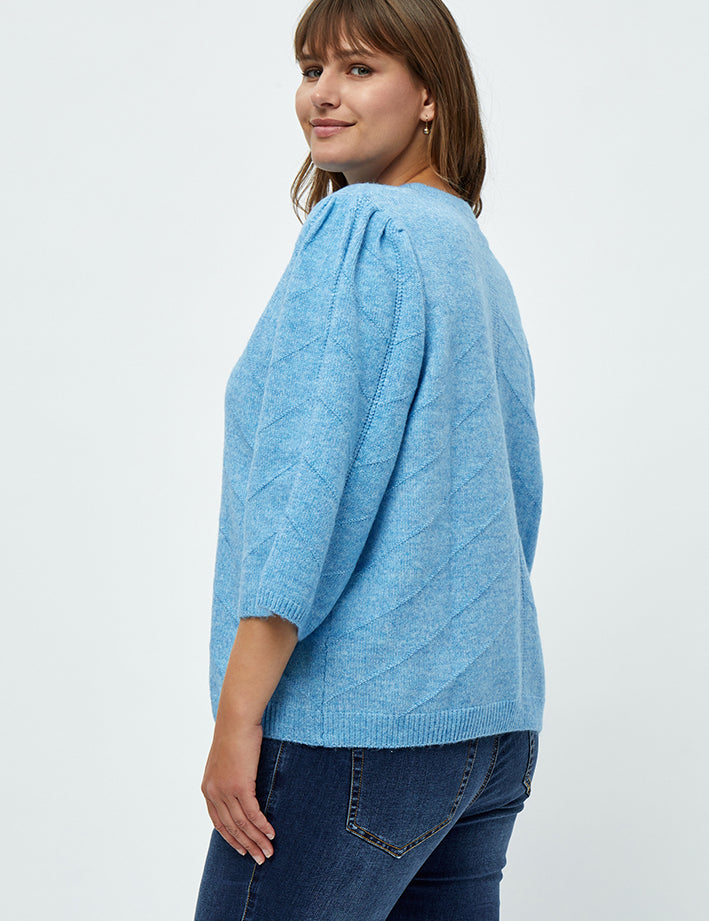 4 Sleeve Pullover Curve Pullover 2993 Marina Blue