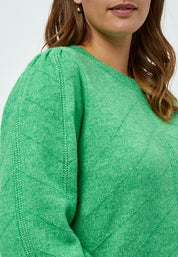 Peppercorn Lenore 3/4 Sleeve Pullover Curve Pullover 3047 Green Spruce