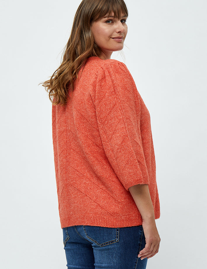 4 Sleeve Pullover Curve Pullover 6722 Intense Orange