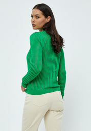 Peppercorn Libby Round Neck Knit Cardigan Cardigans 3205 Bright Green