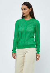 Peppercorn Libby Round Neck Knit Cardigan Cardigans 3205 Bright Green