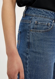 Peppercorn PCLinda HW Flared Jeans Jeans 9610 Mid Blue Denim