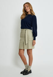 Minus Liva Long Sleeve Pullover Pullover 542 Black Iris Solid