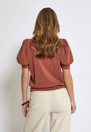 Minus Livana T-Shirt T-Shirt 4800 Smoked Paprika