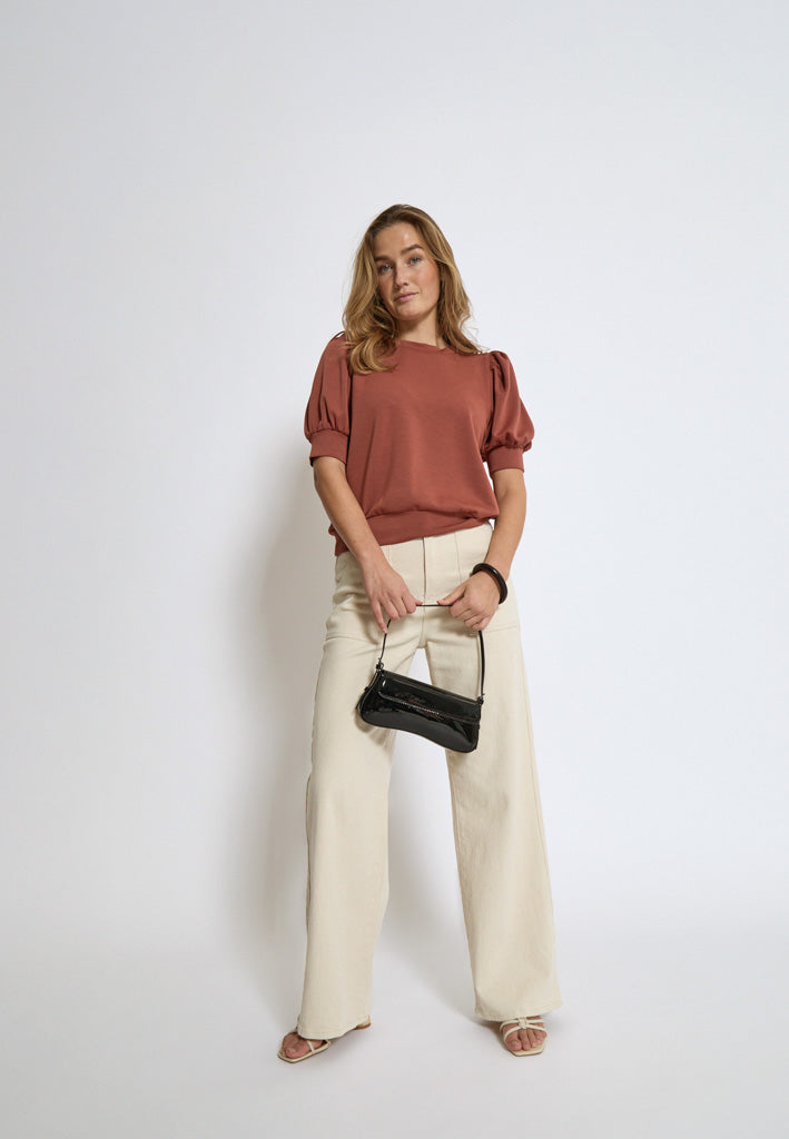 Minus Livana T-Shirt T-Shirt 4800 Smoked Paprika