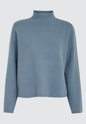 Minus Lupi High Neck Knit Pullover Pullover 1043 Citadel Blue