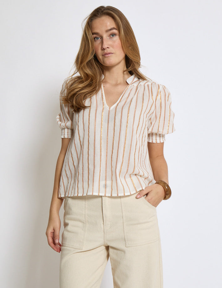 Minus MSAleka Blouse Blouse 235 Cloud Dancer