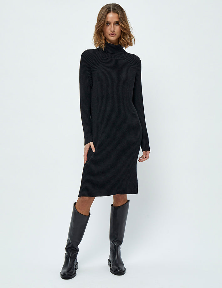Minus MSAva Knit Turtleneck Dress Dress 100 Black