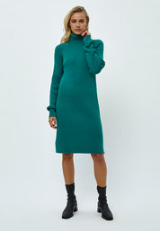 Minus MSAva Knit Turtleneck Dress Dress 481 Ocean Green
