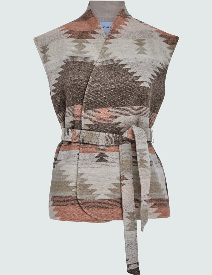 Minus MSBeata Vest Vest 5061 Madder Brown