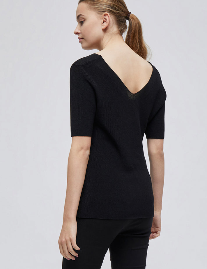 Minus MSBex knit tee Pullover 100 Black