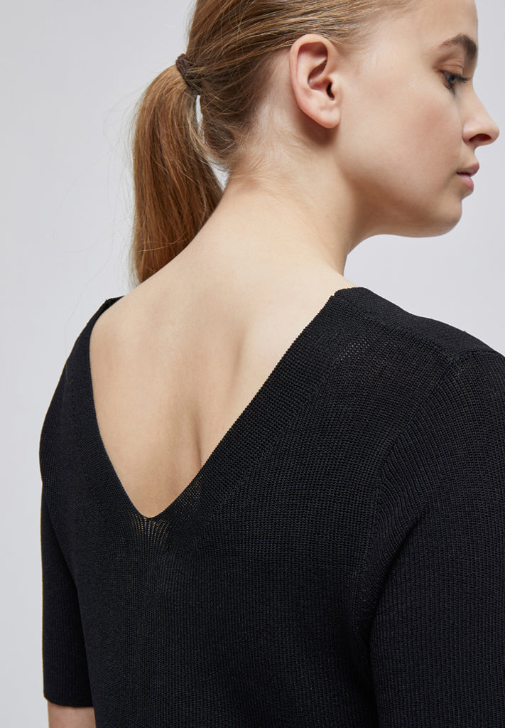 Minus MSBex knit tee Pullover 100 Black