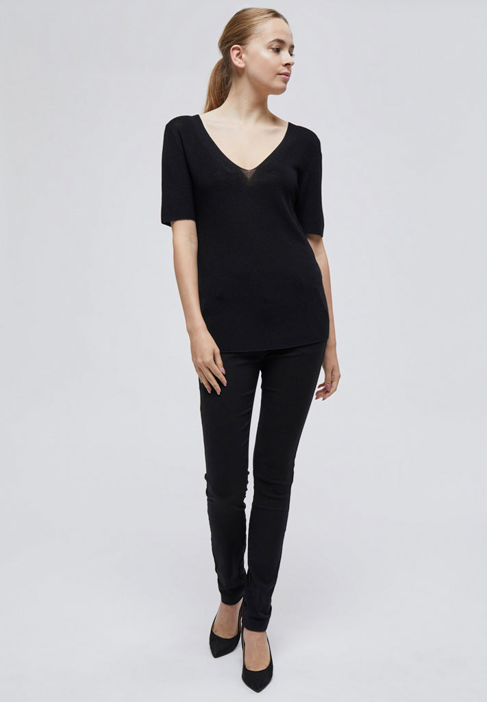 Minus MSBex knit tee Pullover 100 Black
