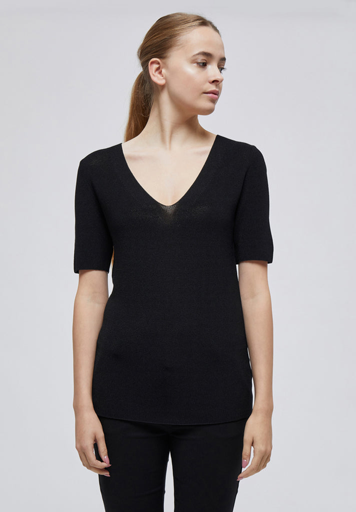 Minus MSBex knit tee Pullover 100 Black