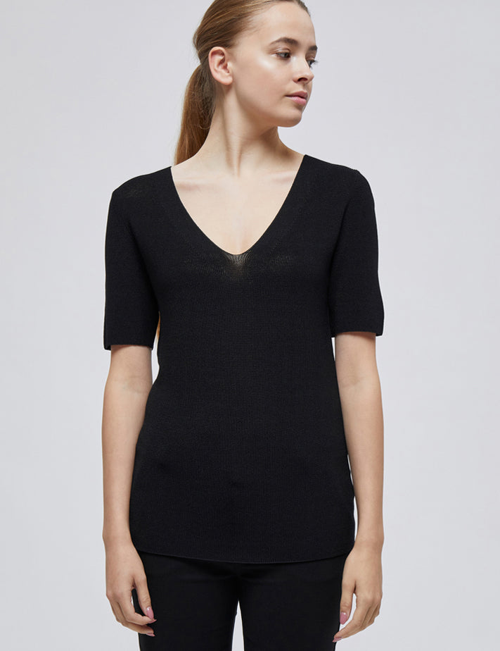 Minus MSBex knit tee Pullover 100 Black