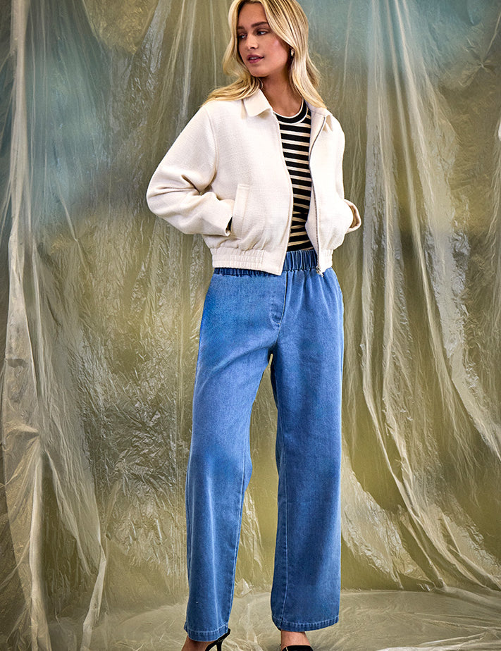 Minus MSBora Mid Waist Pant Pant 001 Light Denim