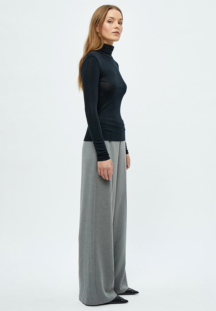 Minus MSCally Wool Top T-Shirt 100 Black