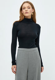 Minus MSCally Wool Top T-Shirt 100 Black