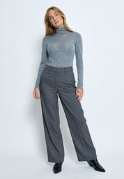 Minus MSCally Wool Top T-Shirt 112M Light Grey Melange