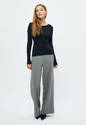Minus MSCally Wool Top T-Shirt 100 Black