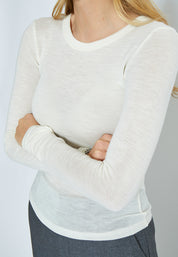 Minus MSCally Wool Top T-Shirt 220 Broken White