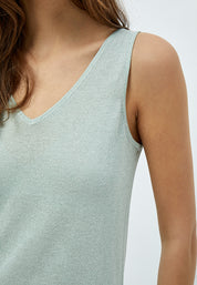 Minus MSCarli Knit Top Top 476L Frosted Mint Lurex