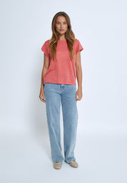 Minus MSCarlina Knit T-Shirt T-Shirt 641MET Dubarry Metal.