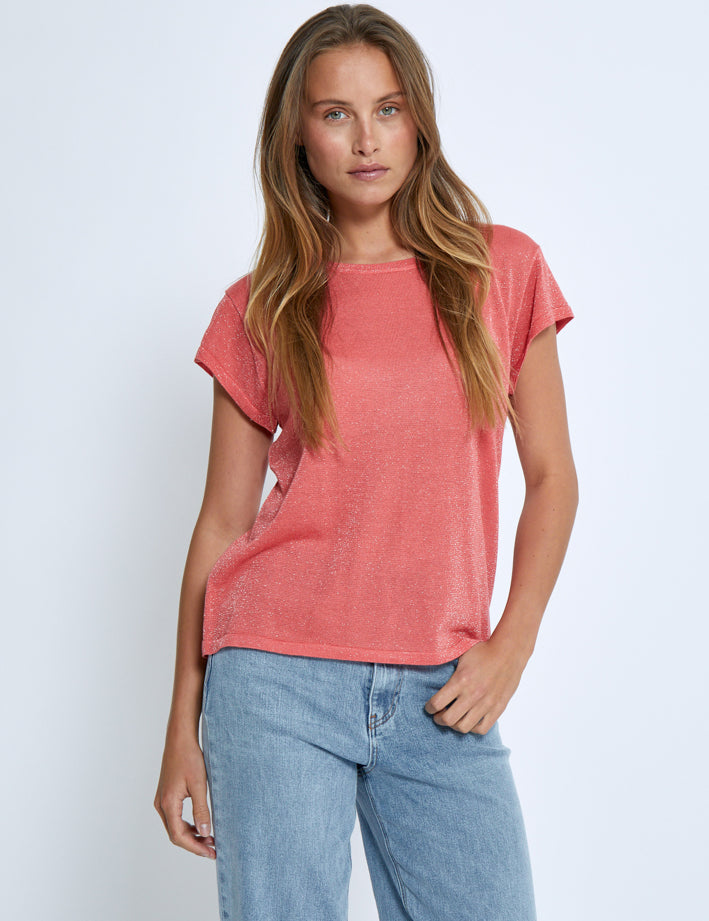 Minus MSCarlina Knit T-Shirt T-Shirt 641MET Dubarry Metal.