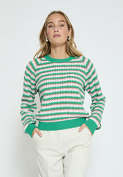 Minus MSClaudine Knit Pullover Pullover 7110S Sweet Lilac Stripe