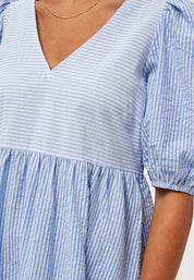 Minus MSFia Dress Dress 9421S Blue Stripe