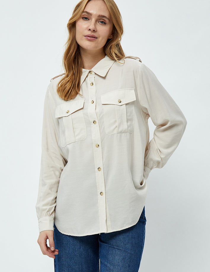 Minus MSFreyalina Shirt Shirt 0175 Light Birch