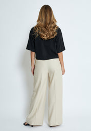 Minus MSGamma Cropped GOTS T-shirt T-Shirt 100 Black