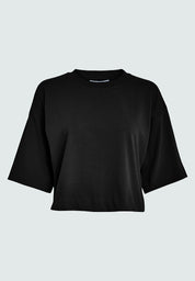 Minus MSGamma Cropped GOTS T-shirt T-Shirt 100 Black