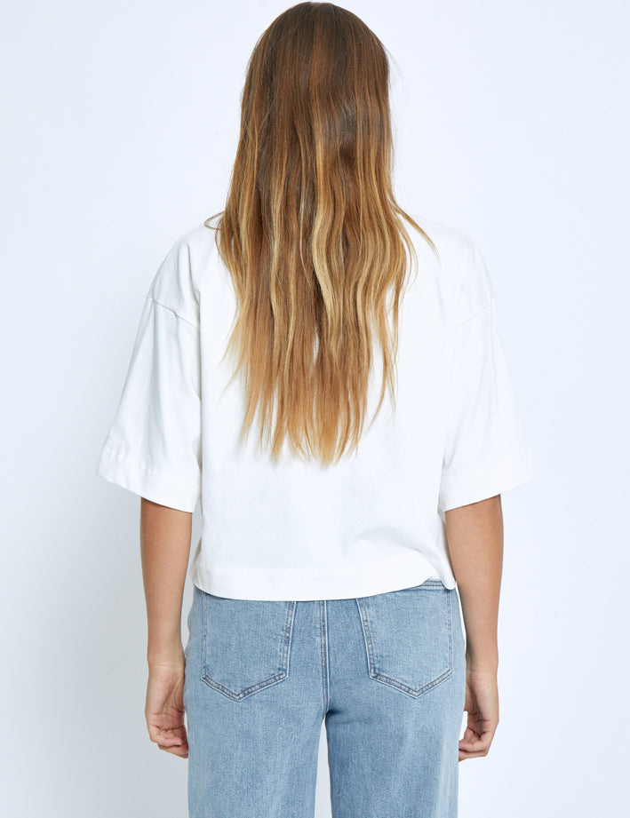 Minus MSGamma Cropped GOTS T-shirt T-Shirt 235 Cloud Dancer