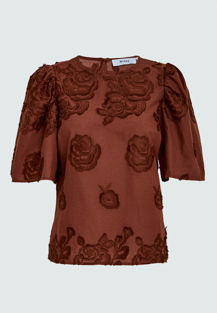 Minus MSGiana Blouse Blouse 4800 Smoked Paprika