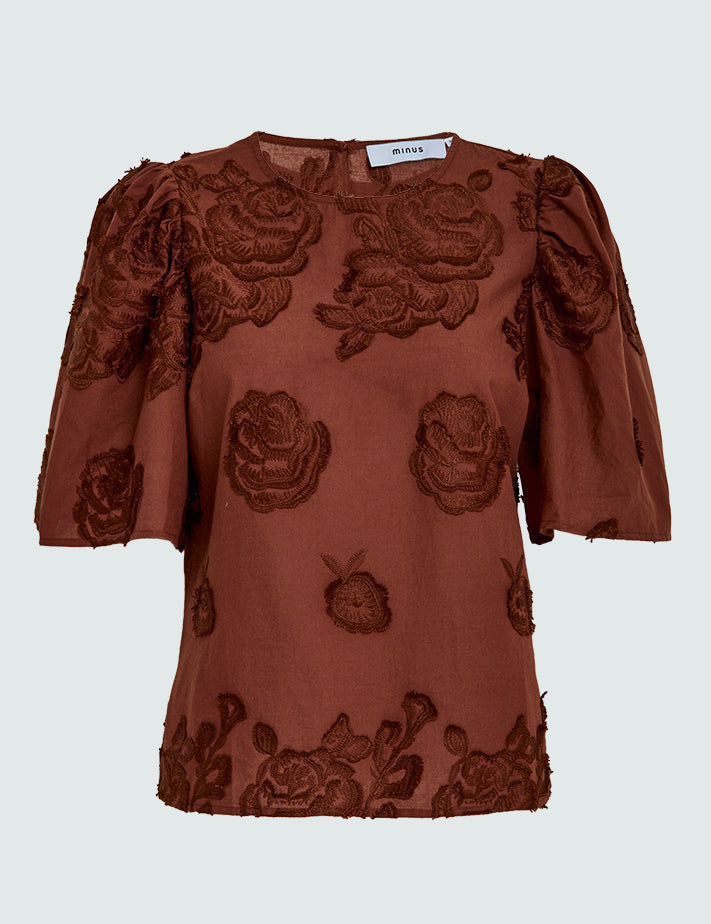 Minus MSGiana Blouse Blouse 4800 Smoked Paprika