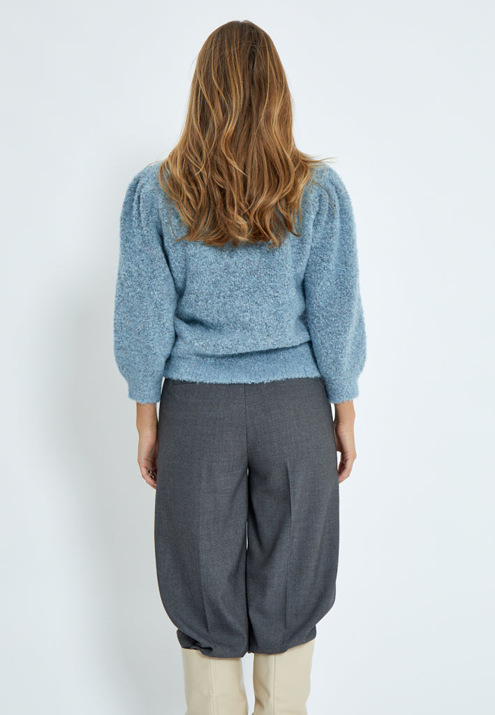 Minus MSJennie Knit Pullover T-Shirt 1043 Citadel Blue