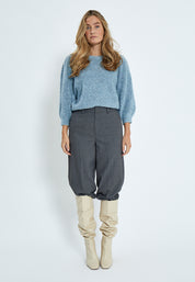 Minus MSJennie Knit Pullover T-Shirt 1043 Citadel Blue