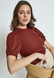Minus MSJohanna T-Shirt T-Shirt 5061 Madder Brown