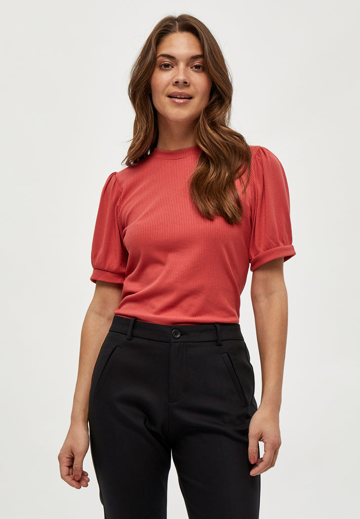 Minus MSJohanna T-Shirt T-Shirt 6011 Berry Red